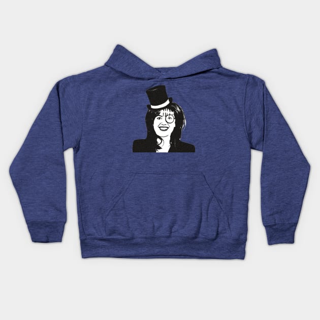 Monocle Lewinsky Kids Hoodie by fritzco